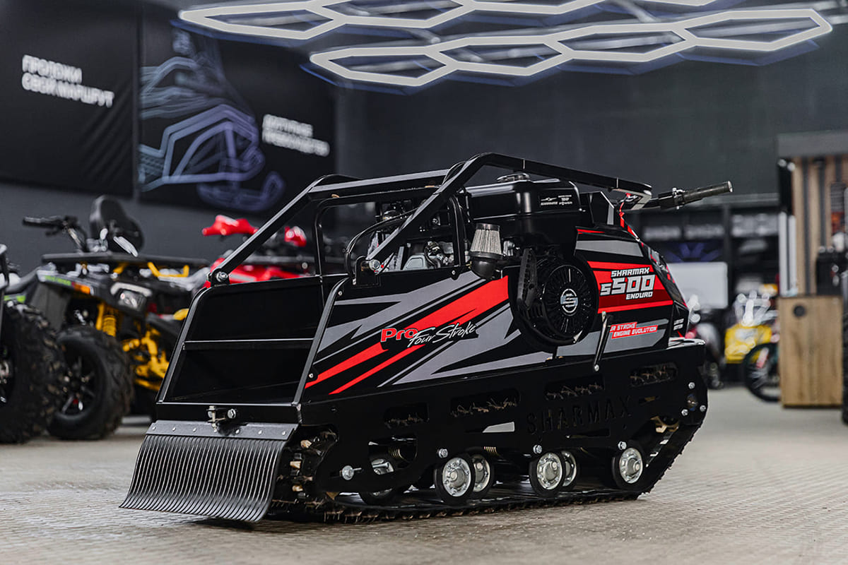 Мотобуксировщик SHARMAX SE500 1450 HP18 Enduro Фото 7 Мотобуксировщик SHARMAX SE500 1450 HP18 Enduro Обзор-Фото 7