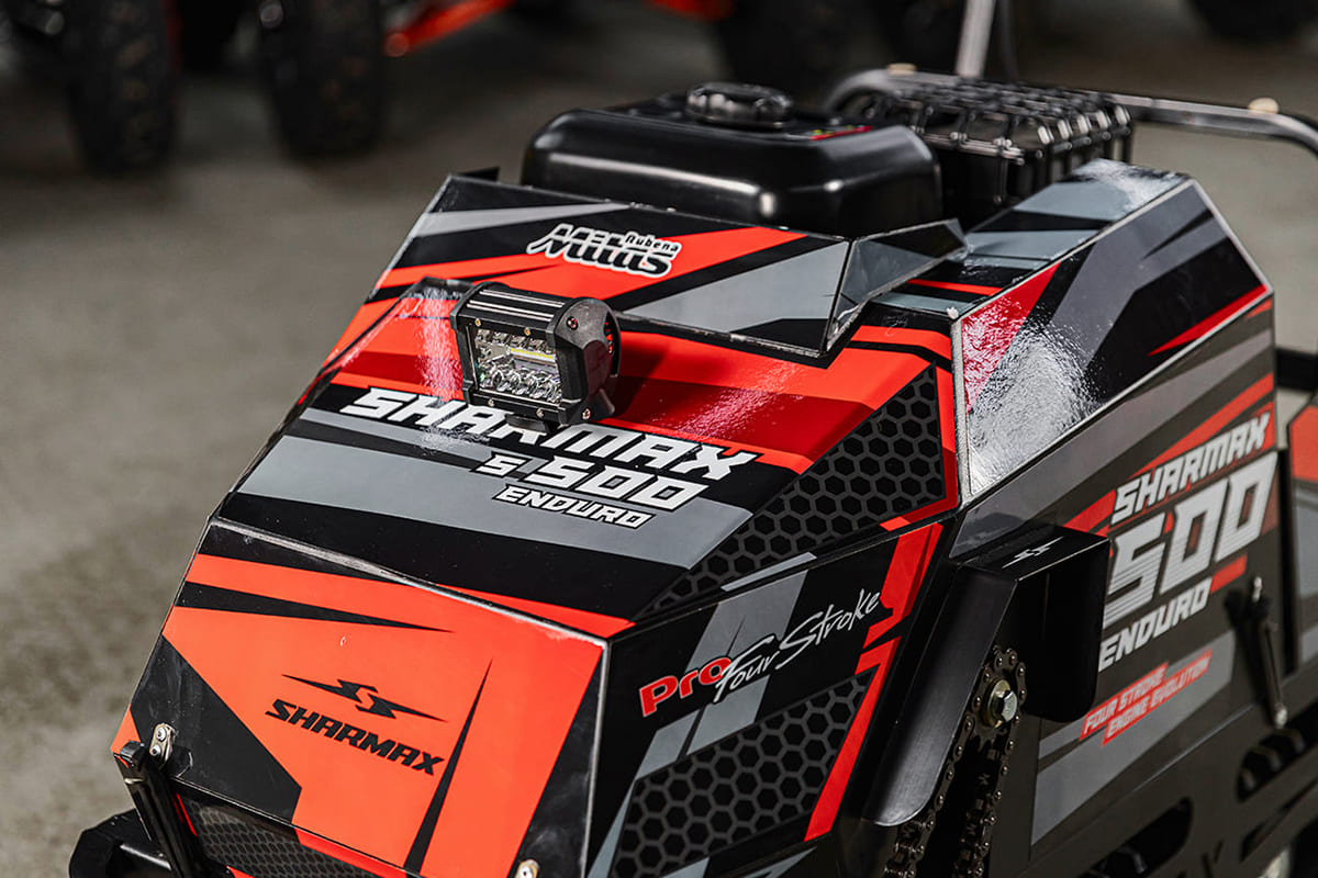 Мотобуксировщик SHARMAX SE500 1450 HP18 Enduro Фото 9 Мотобуксировщик SHARMAX SE500 1450 HP18 Enduro Обзор-Фото 9