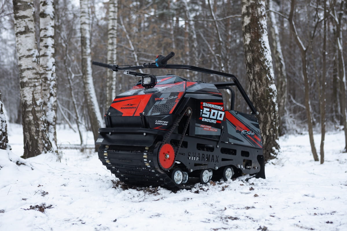 Мотобуксировщик SHARMAX SE500 1450 HP18 Enduro Фото 20 Мотобуксировщик SHARMAX SE500 1450 HP18 Enduro Обзор-Фото 20
