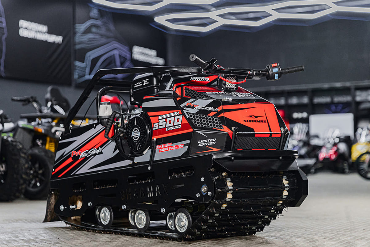 Мотобуксировщик SHARMAX SE500 1450 HP18 Enduro Фото 5 Мотобуксировщик SHARMAX SE500 1450 HP18 Enduro Обзор-Фото 5