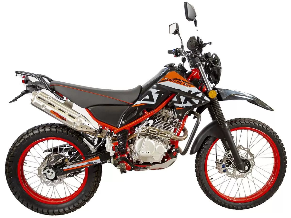 Мотоцикл ATAKI Tracker 250 (4T 165FMM) ПТС 21/18 ENDURO Фото 1 Мотоцикл ATAKI Tracker 250 (4T 165FMM) ПТС 21/18 ENDURO Обзор-Фото 1