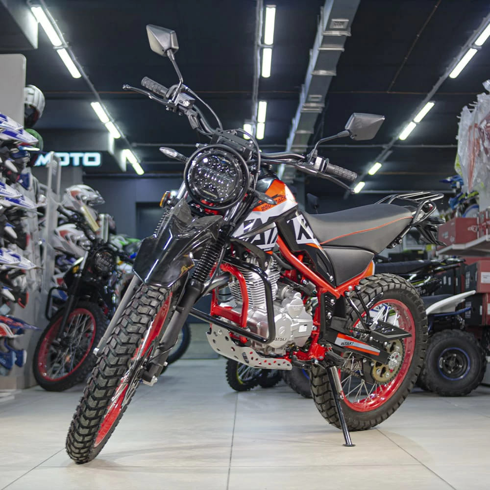 Мотоцикл ATAKI Tracker 250 (4T 165FMM) ПТС 21/18 ENDURO Фото 8 Мотоцикл ATAKI Tracker 250 (4T 165FMM) ПТС 21/18 ENDURO Обзор-Фото 8