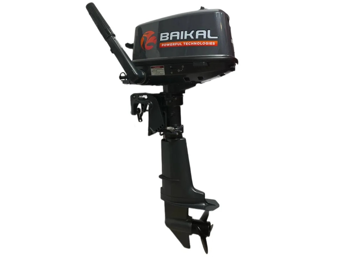 2х-тактный лодочный мотор BAIKAL 6HP с баком Фото 1 2х-тактный лодочный мотор BAIKAL 6HP с баком Обзор-Фото 1