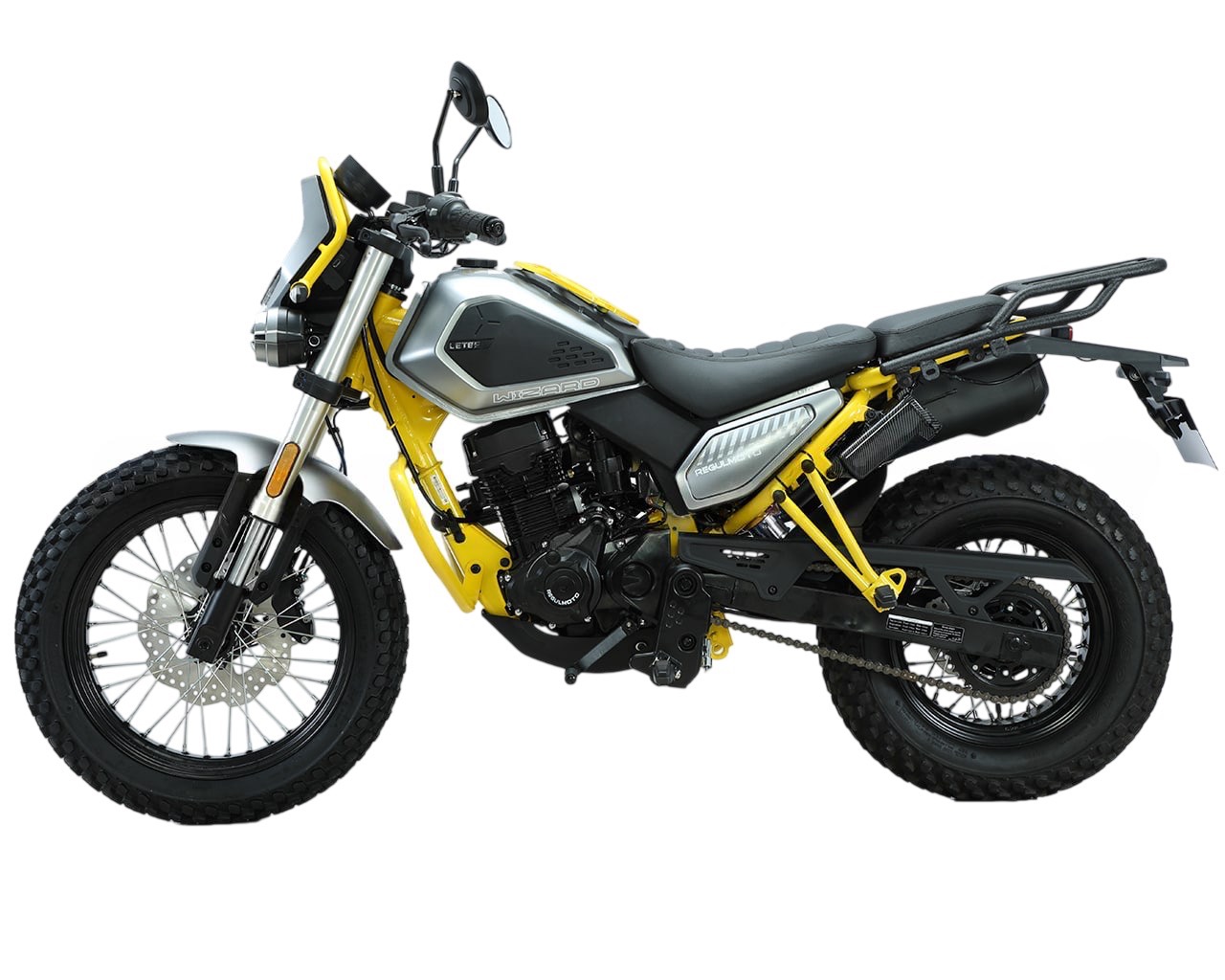 Мотоцикл REGULMOTO Wizard Серый/Желтый Фото 1 Мотоцикл REGULMOTO Wizard Серый/Желтый Обзор-Фото 1