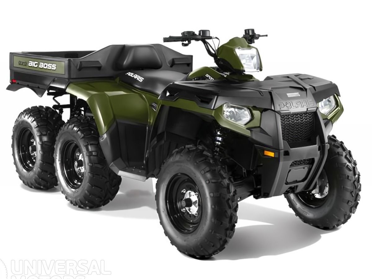 Квадроцикл POLARIS 800 BIG BOSS 6X6 FOREST Фото 1 Квадроцикл POLARIS 800 BIG BOSS 6X6 FOREST Обзор-Фото 1